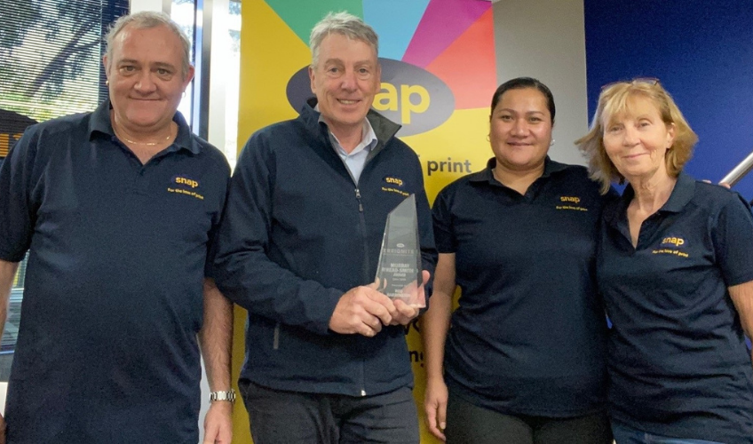 Rod Harrington from Snap Laverton North Wins Snap's Prestigious Murray Read-Smith Lifetime Achievement Award